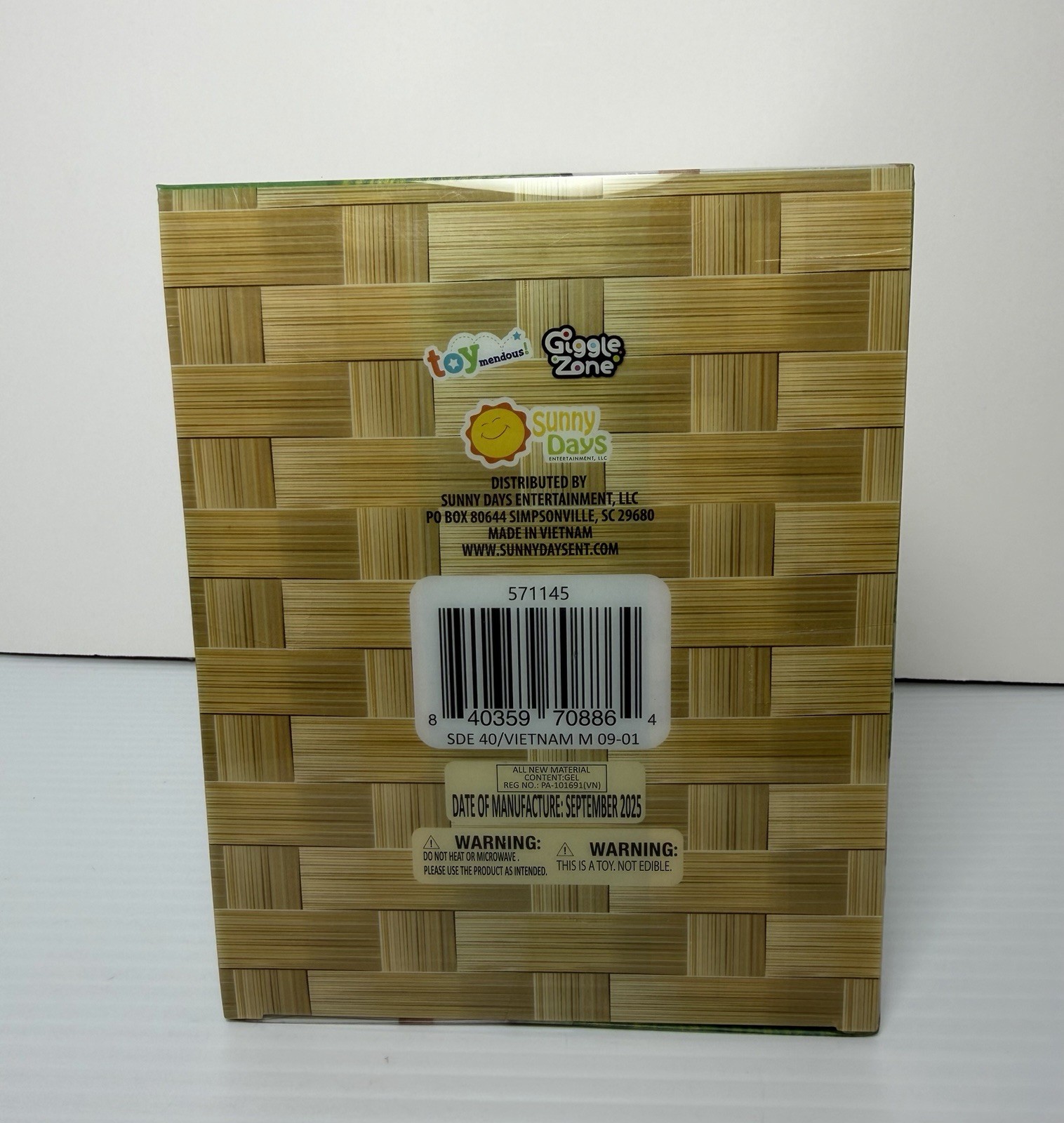 Sunny Days Jumbo Squeezy Fresh Lime Green Squishy Toy Stress Relief Sensory Fun