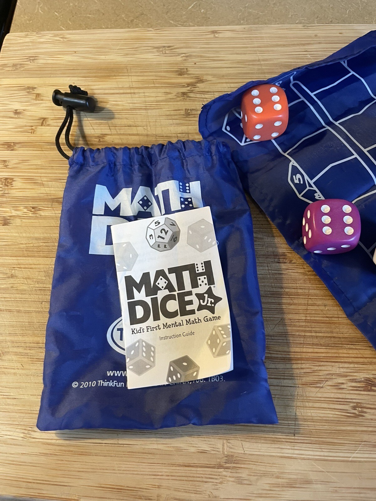 Think Fun Math Dice Junior Game for Boys and Girls Age 6 and Up