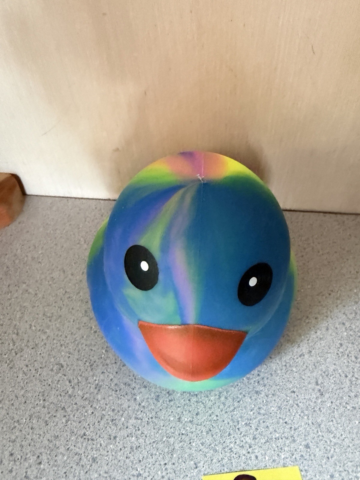 New Viral Jumbo 5″ XL Squishy Duck Rainbow Tie Dye Toymendous Swirl Blue Pink G