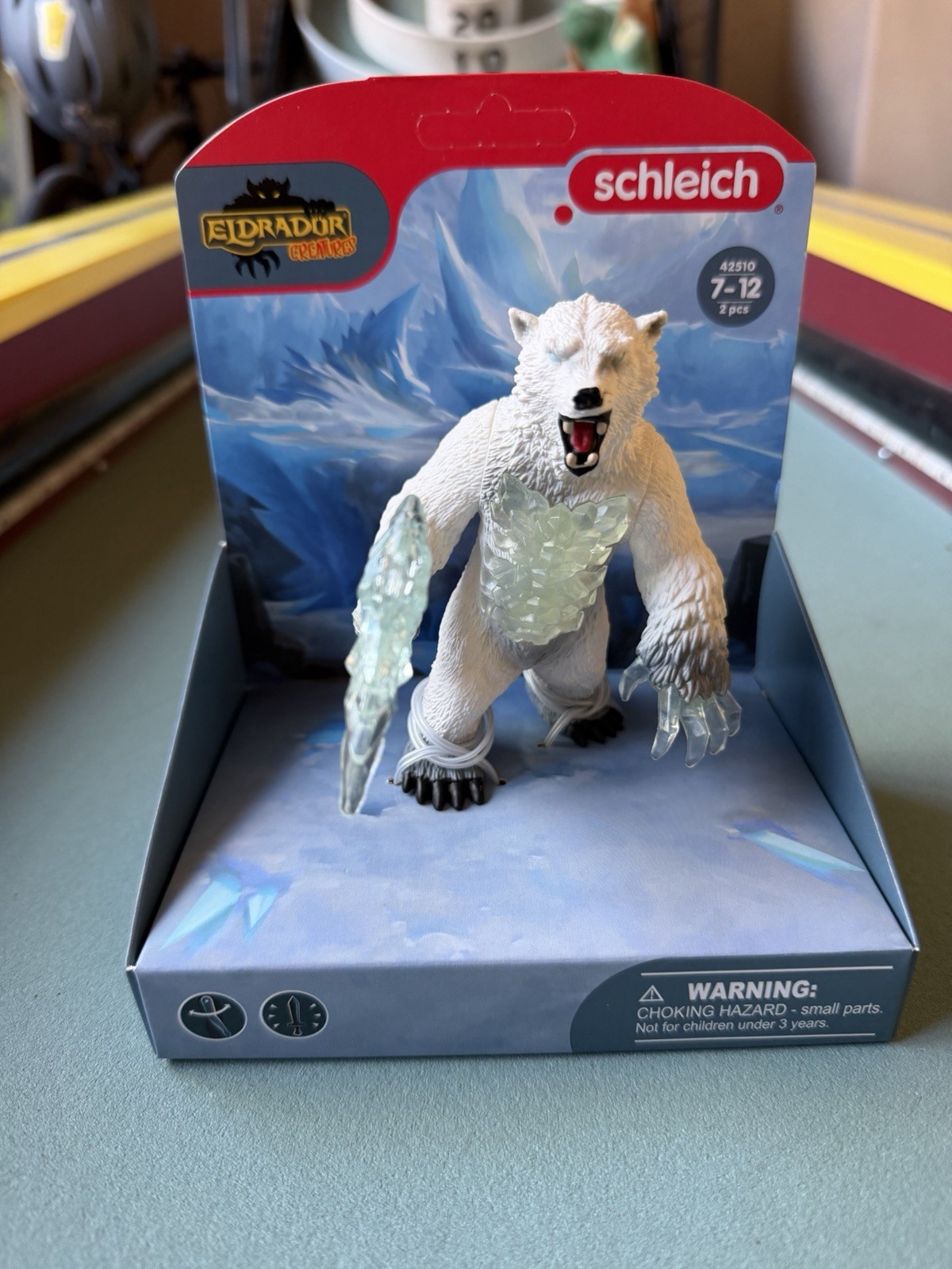 Schleich Eldrador Creatures Blizzard Bear w/ Weapon 42510 NEW Polar Bear Figure