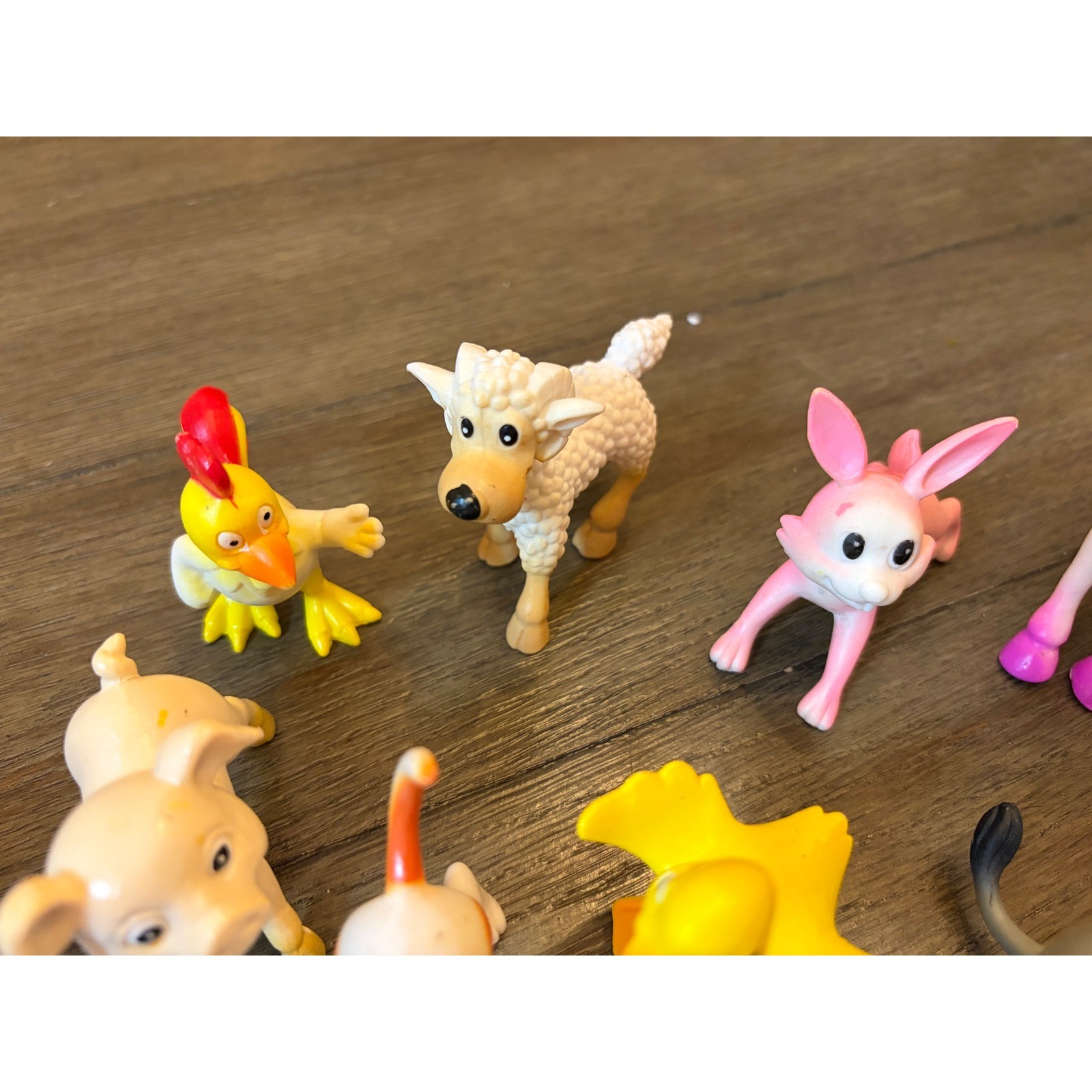 EnAuRoL Farm Animal Figures Kids Unisex OS 10pc Set Cartoon Plastic Montessori