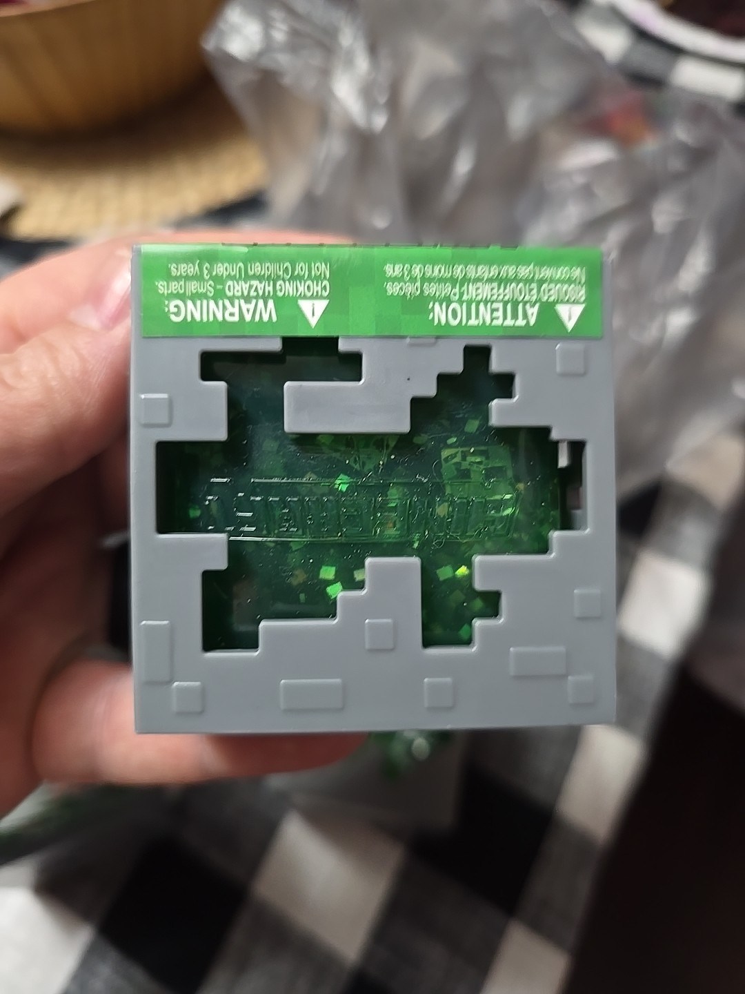 MINECRAFT JELLY CUBES – Purple Viral Squishy IN HAND! (Green)