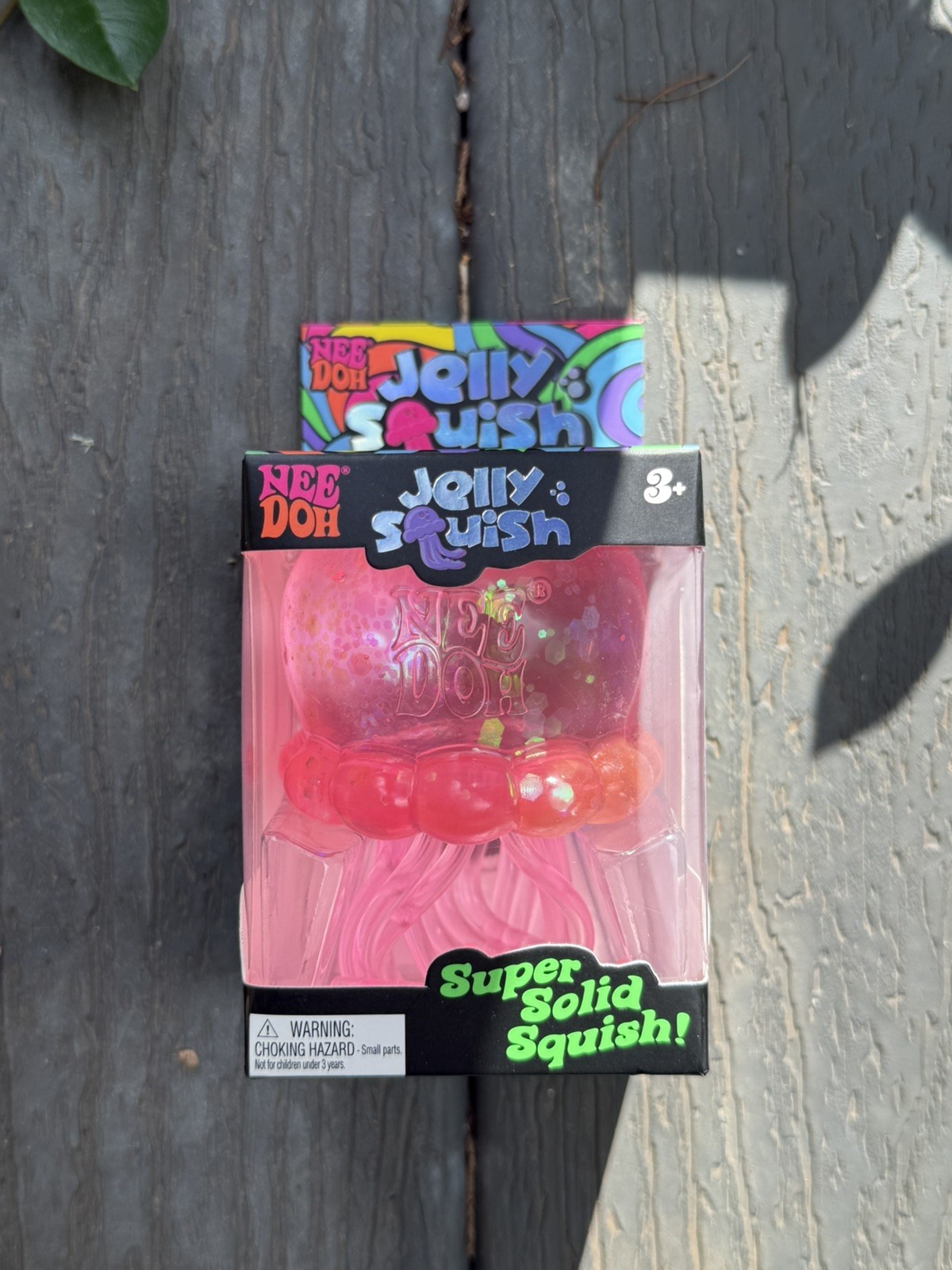NEW Nee Doh Jelly Squish Squishy AUTHENTIC Pink Jellyfish Squeeze Toy Schylling