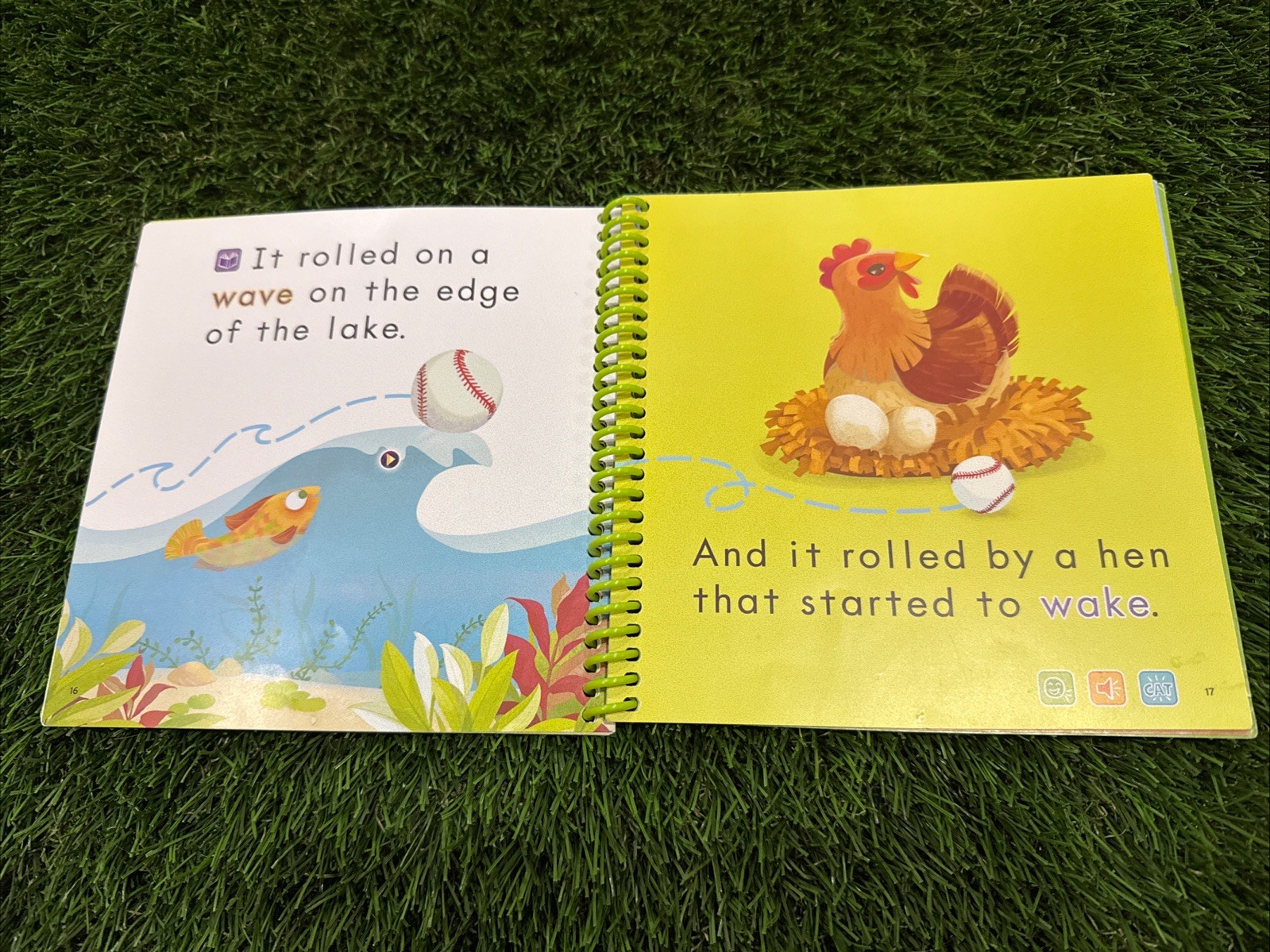 LeapFrog Leap Start Learn to Read book No. 5 — BALL ON THE RUN
