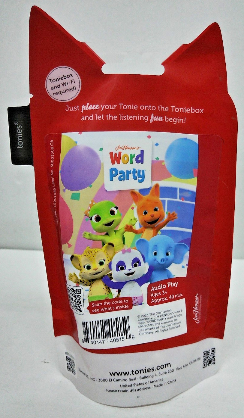 Tonies Word Party Tonie Figurine: Language Skills & Creativity Storybook
