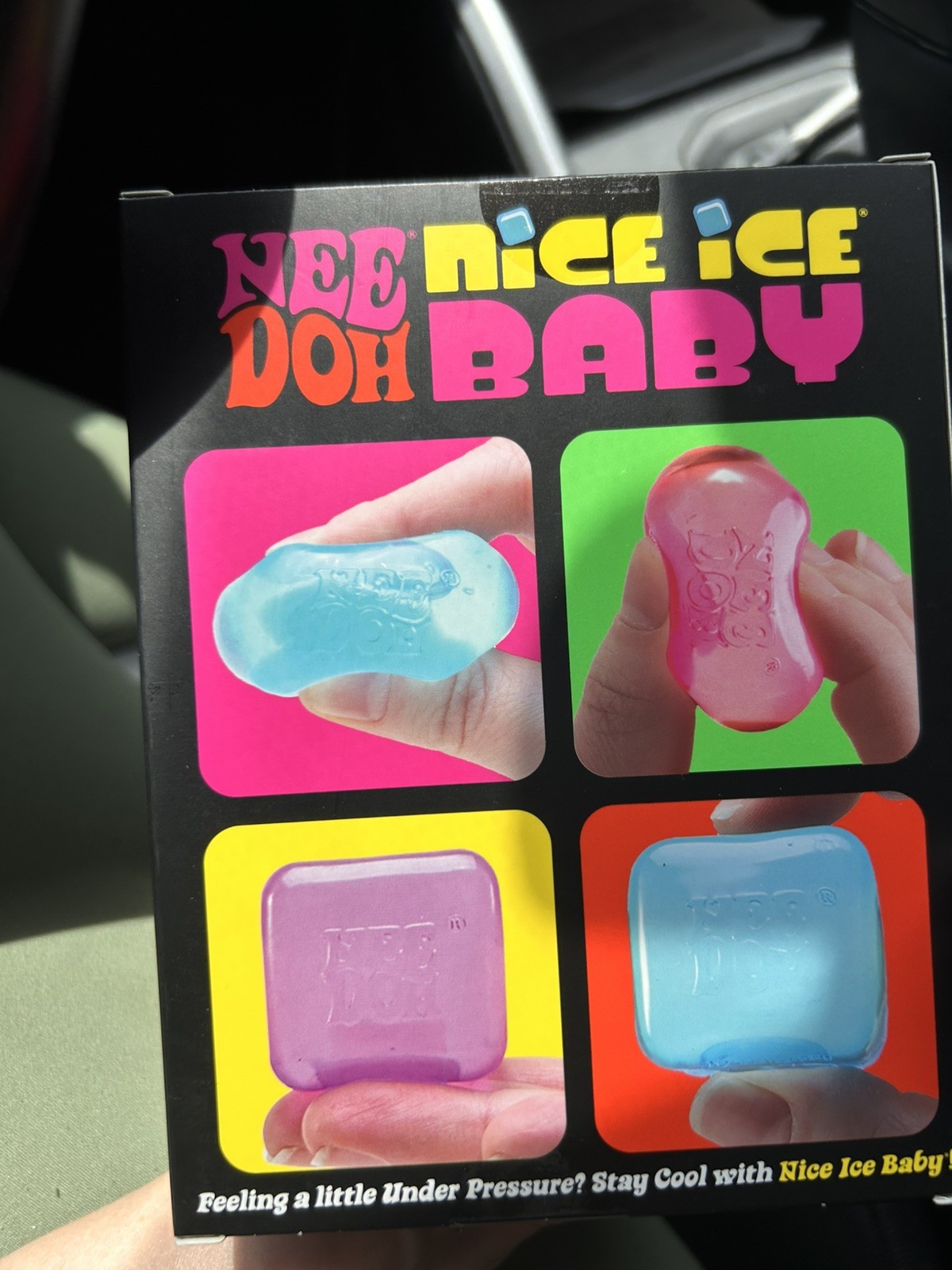 NeeDoh Nice Ice Baby 4 Pack Mini Cubes Sensory Fidget Toys Squishy NEW Set Viral
