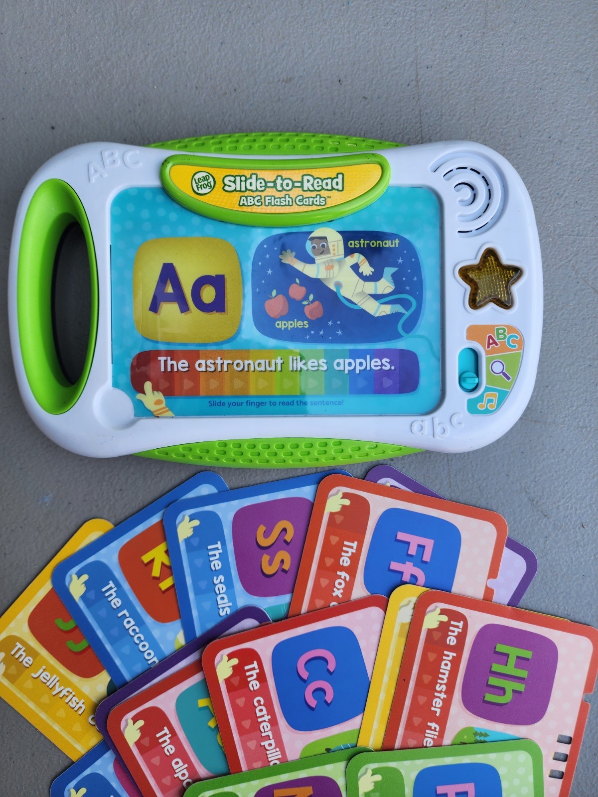 LeapFrog Slide-To-Read ABC Slide it Sound It Leap Frog Learn Reading