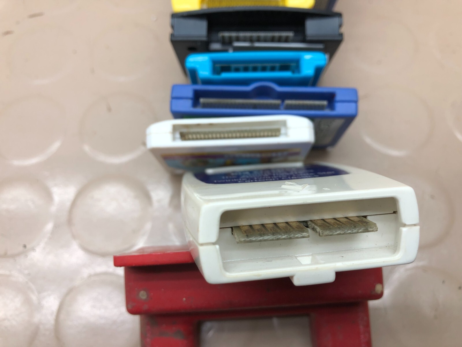 Leap Frog Click Start – Leapster – Mobigo Quiz Wiz + Misc Cartridges Lot a