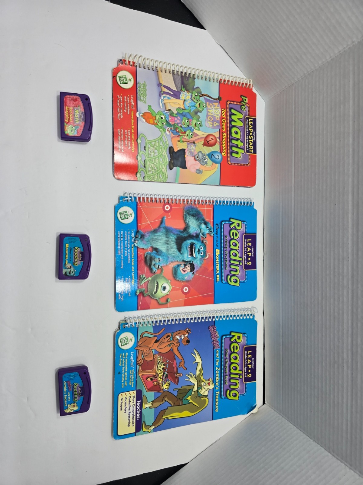 LeapPad Bundle With 14 Books and 12 Cartdriges