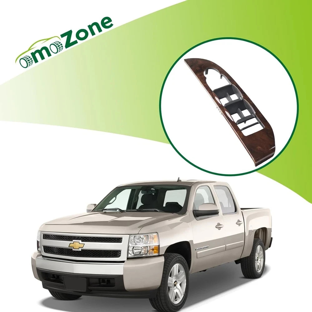 Window Switch Bezel Cover Front Left Driver Side Compatible with 2007-2009 Chevy