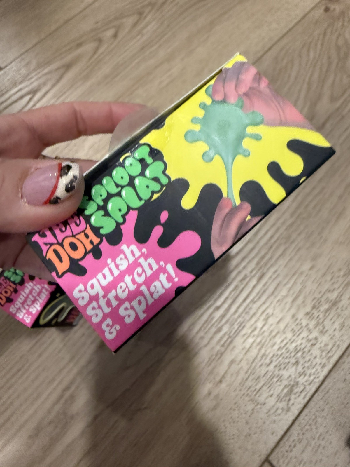 NeeDoh SPLOOT SPLAT, Nee Doh Splatter Fidget, Nee-doh Sploot Splat – pink