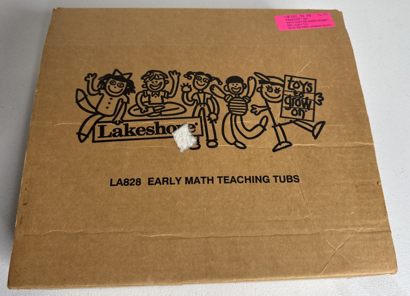 Vintage 1995 LAKESHORE LA828 Early Math Teaching Tubs – INCOMPLETE READ!
