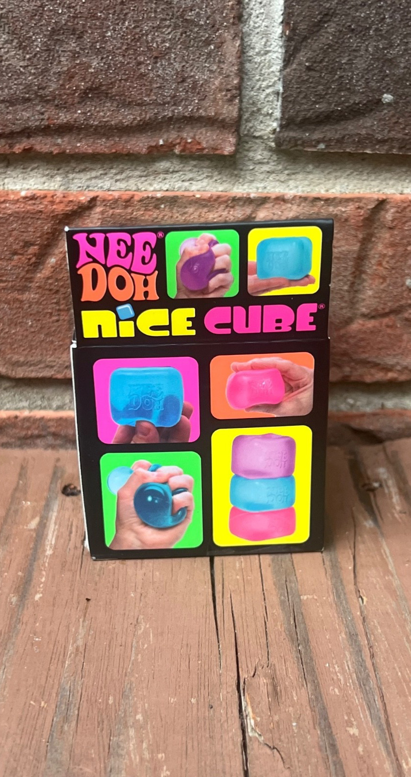 BRAND NEW-Needoh Purple Nice Cube-FACTORY SEALED