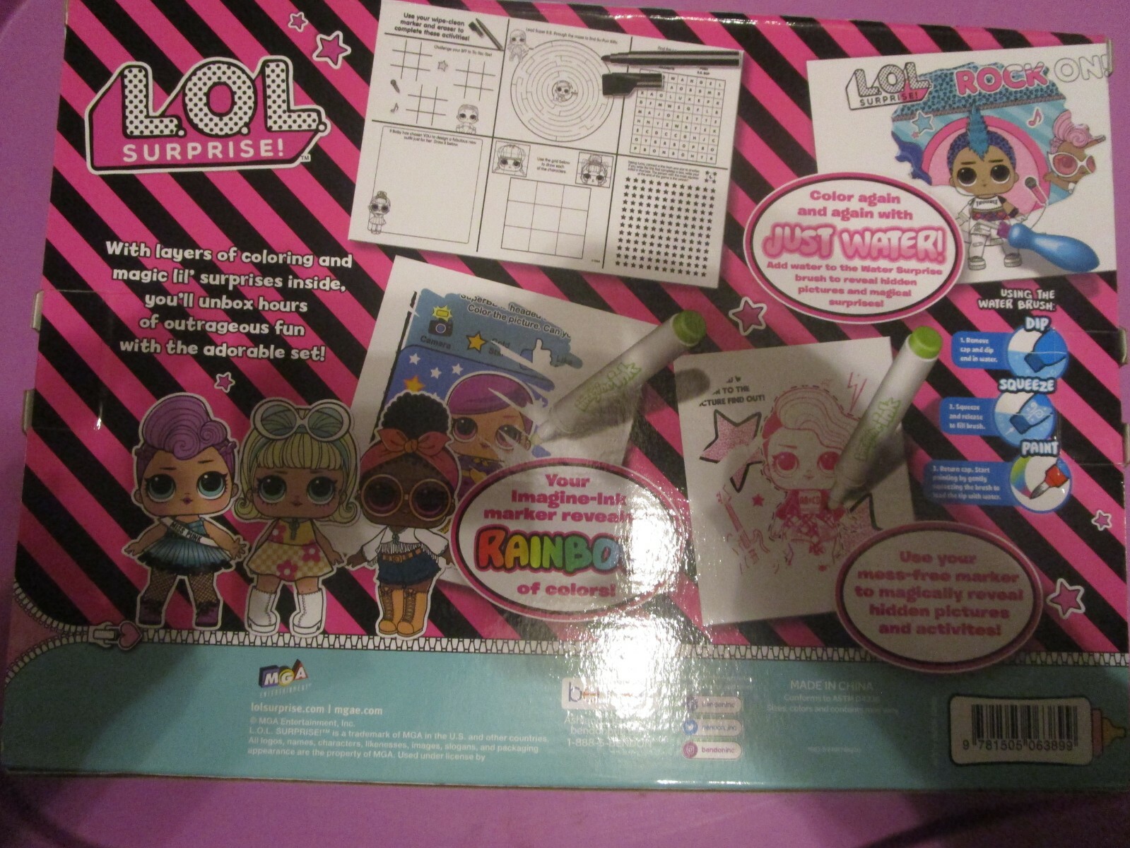 LOL Surprise Imagine Ink 4 In 1 Activity Set