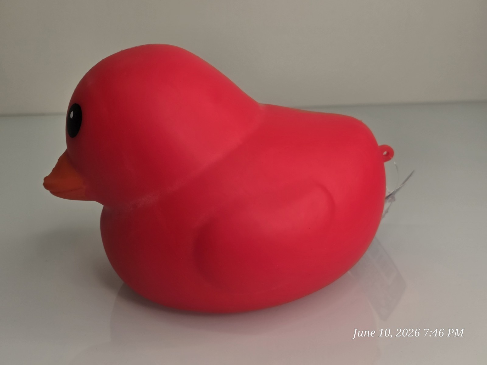 Sunny Days Jumbo Red Squishy Duck Stress Toy New Sealed