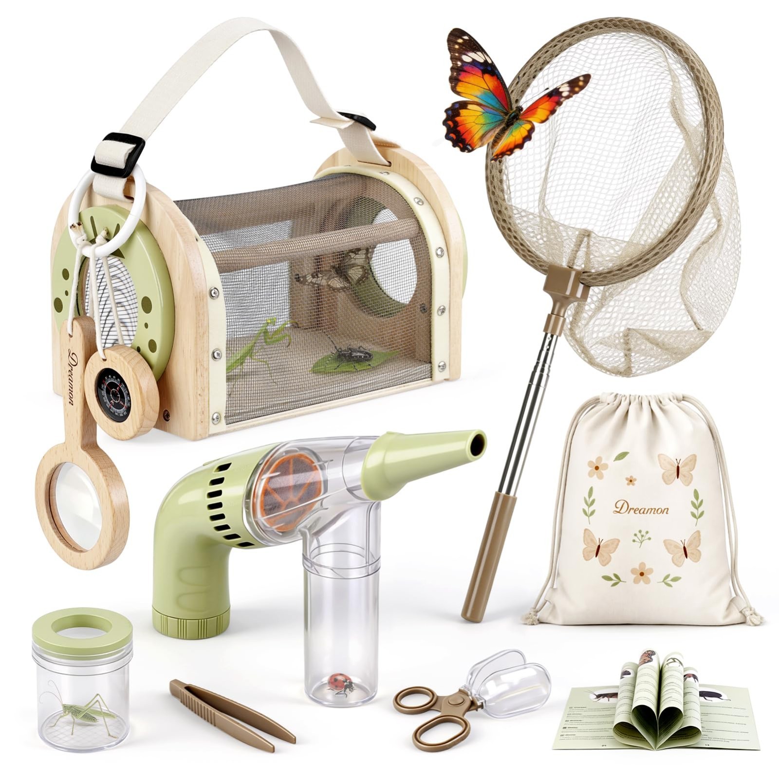 Kids Bug Catching Kit – 11PCS Outdoor STEM Toys for Ages 4-8 | Explorer Set with