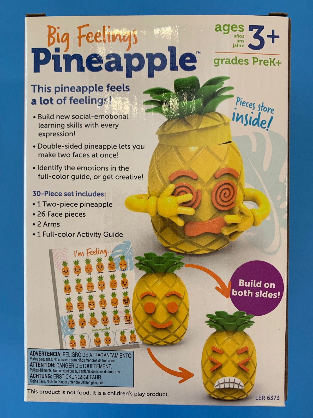 LEARNING RESOURCES: BIG FEELINGS PINEAPPLE/ SOCIAL-EMOTIONAL & FINE MOTOR SKILLS