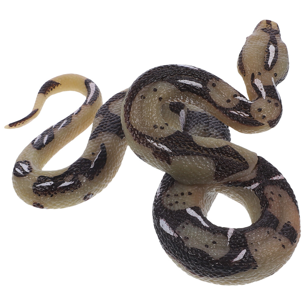 Fake Rattlesnake Python Model Big Realistic Snake Simulation Python Model Toy