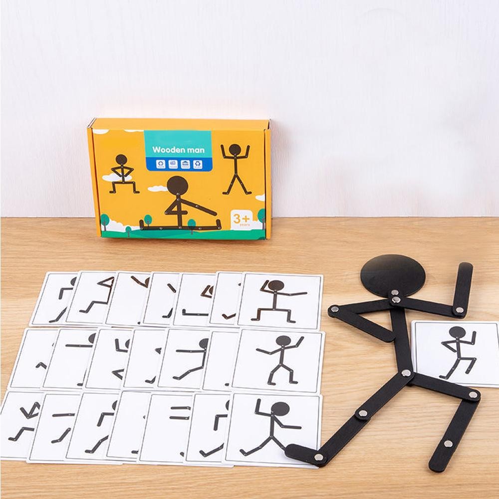 Montessori Puzzle Board Toy DIY Educational Game for Kids Fine Motor Skills
