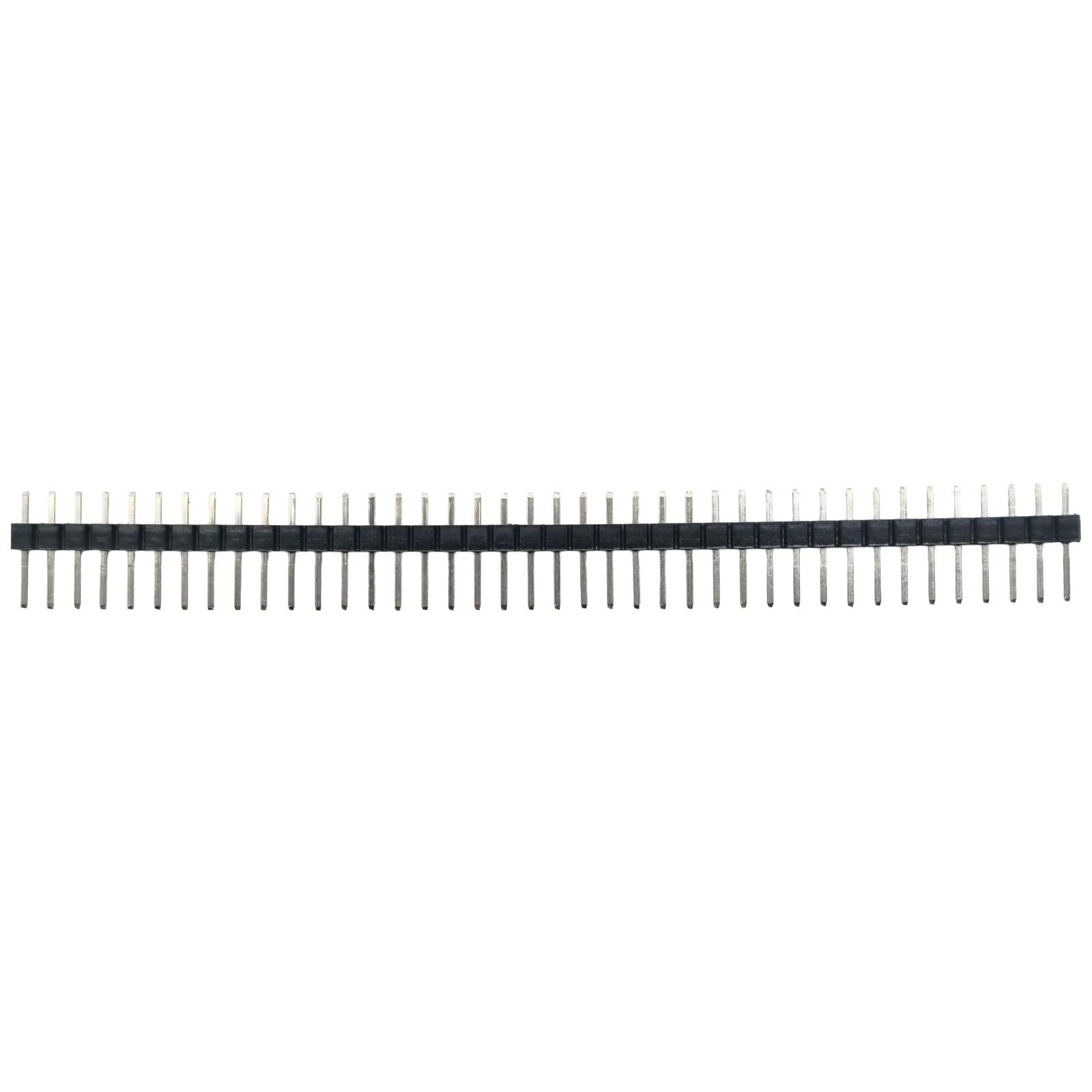 50 Pcs 2.54mm Male Header Pins 40 Pin Single Row 0.1 Inch Connector Strip