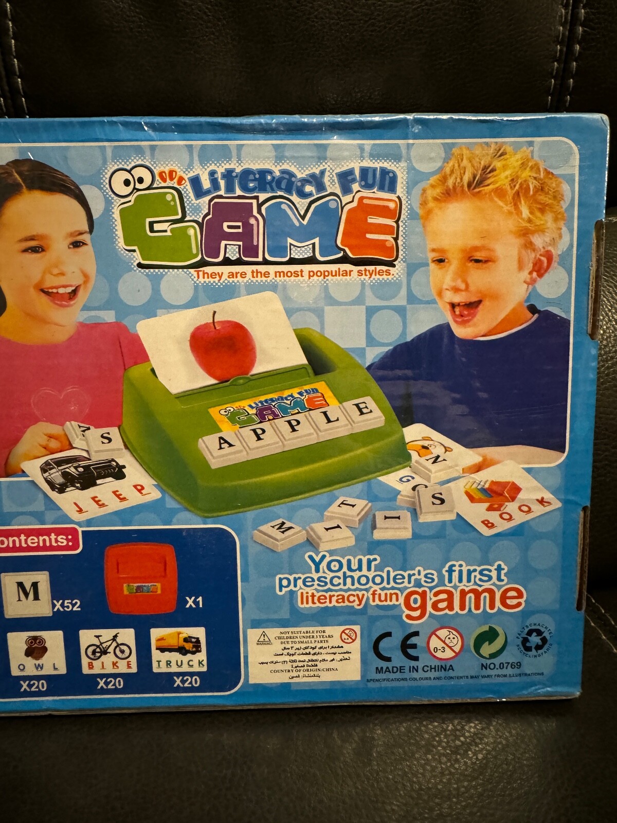 BRAND NEW LITERACY RED FUN GAME PRESCHOOL EDUCATIONAL 3+ 1 PLAYER LEARNING GAME