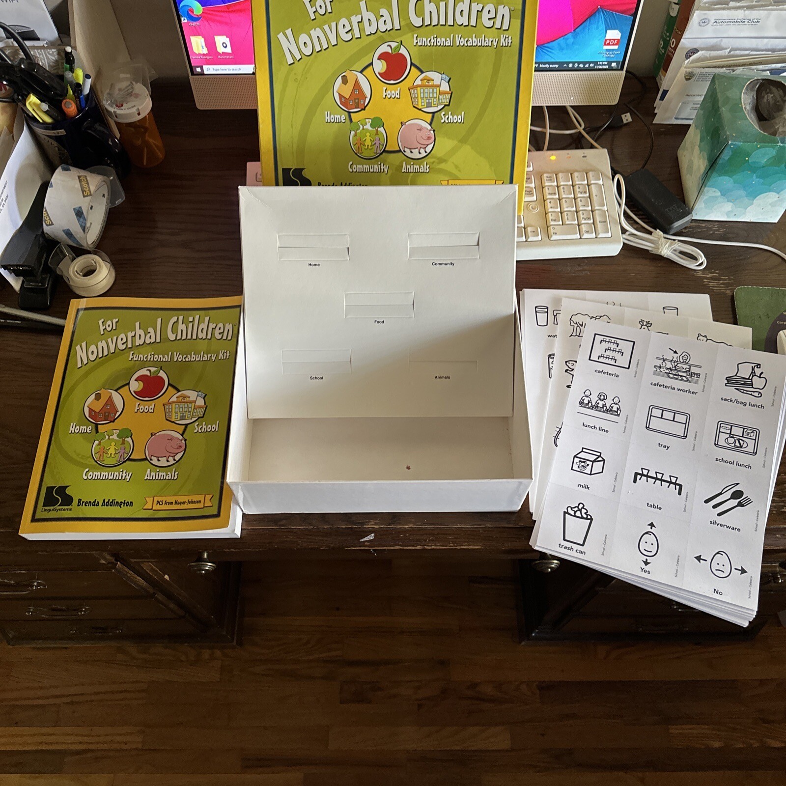 For Nonverbal Children Functional Vocabulary Kit. Never Used!
