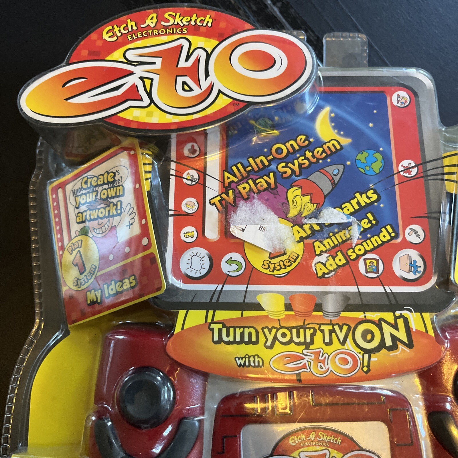 ETO Etch A Sketch Plug ‘N Play Drawing System TV Hook Up New In Box