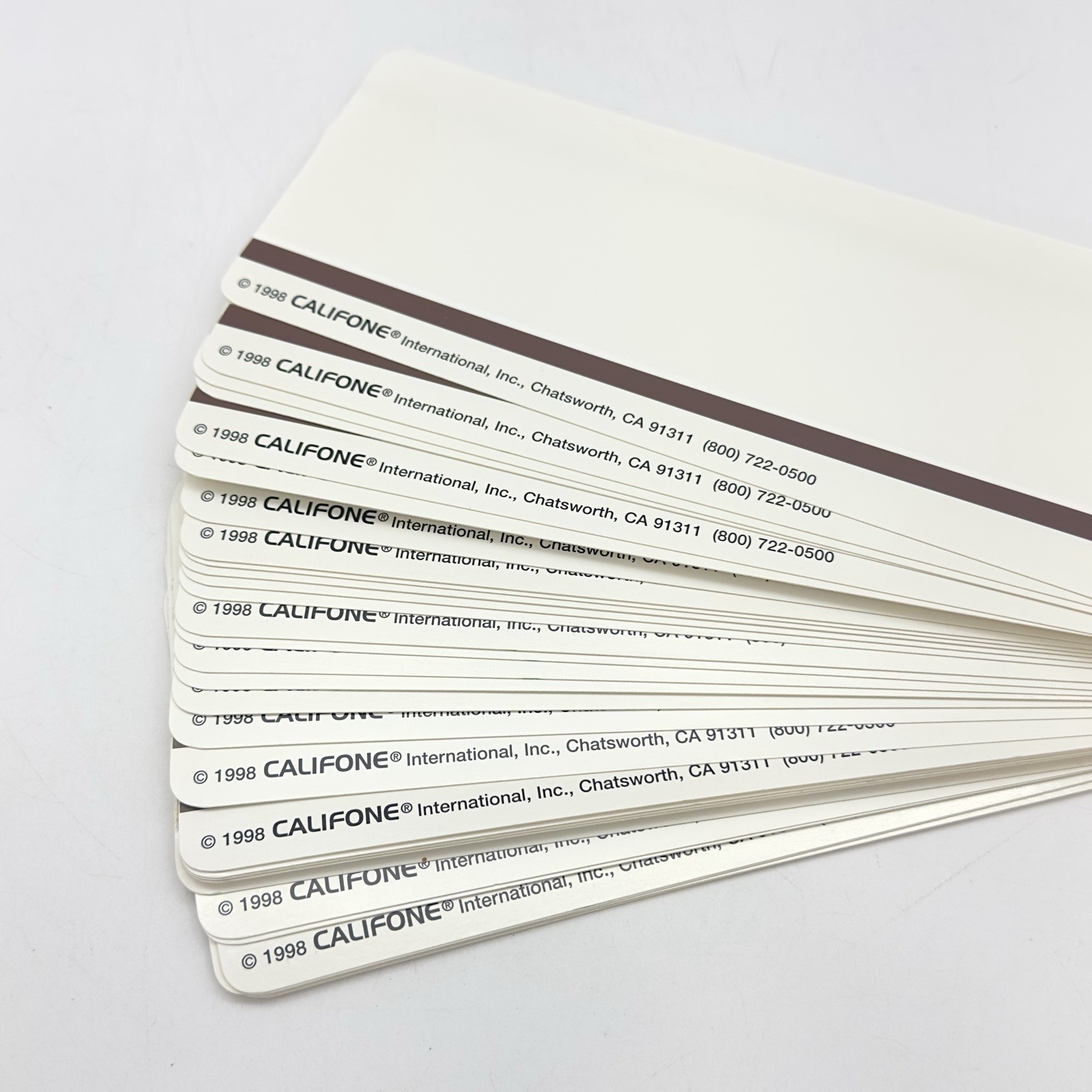 Lot of 30 Blank Califone Card Master Magnetic Strip Cards 1998 Reorder #1200BC