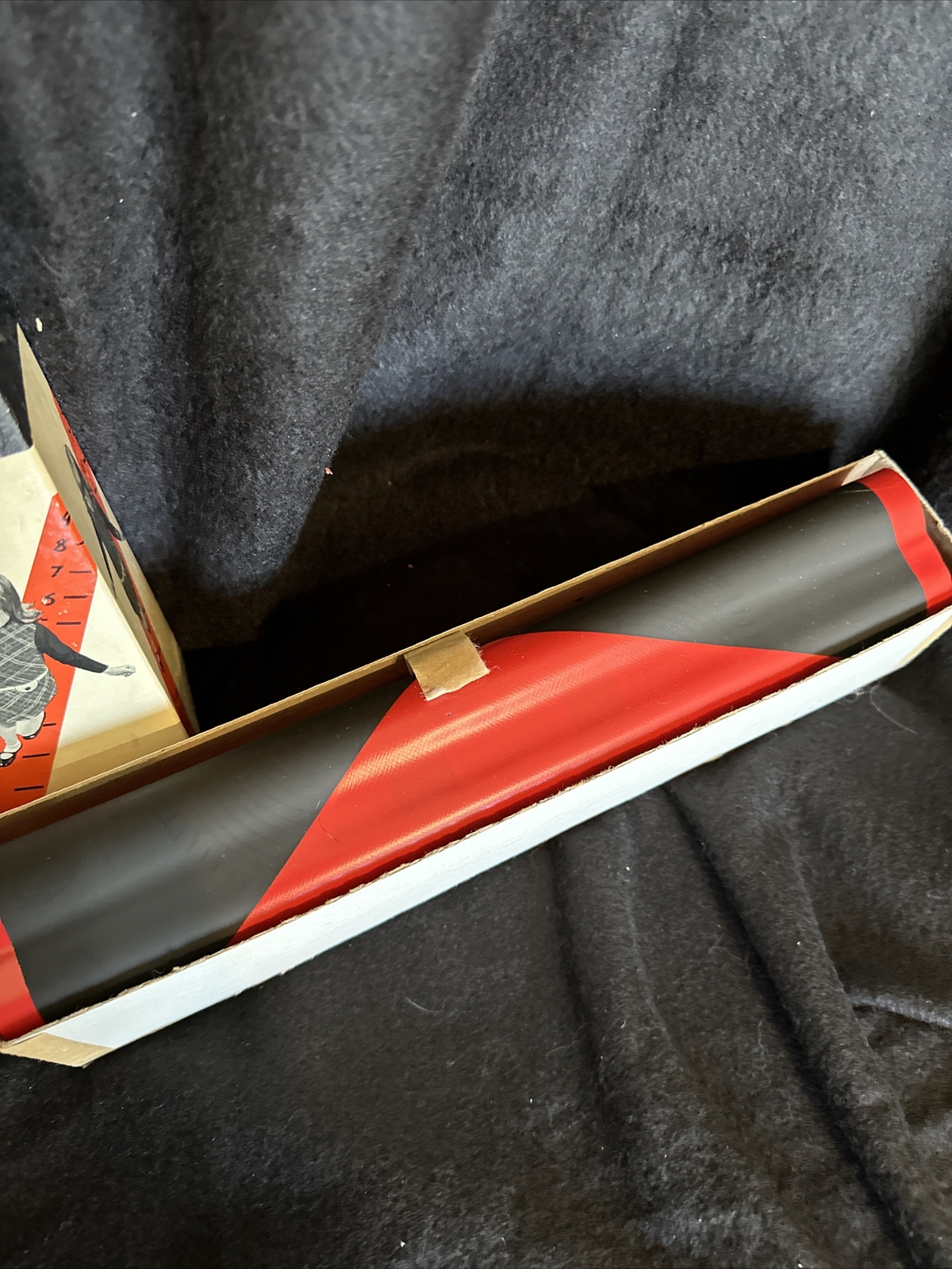 Vintage Judy Walk On Red Vinyl Number Line 0 to 20 FT Original Box