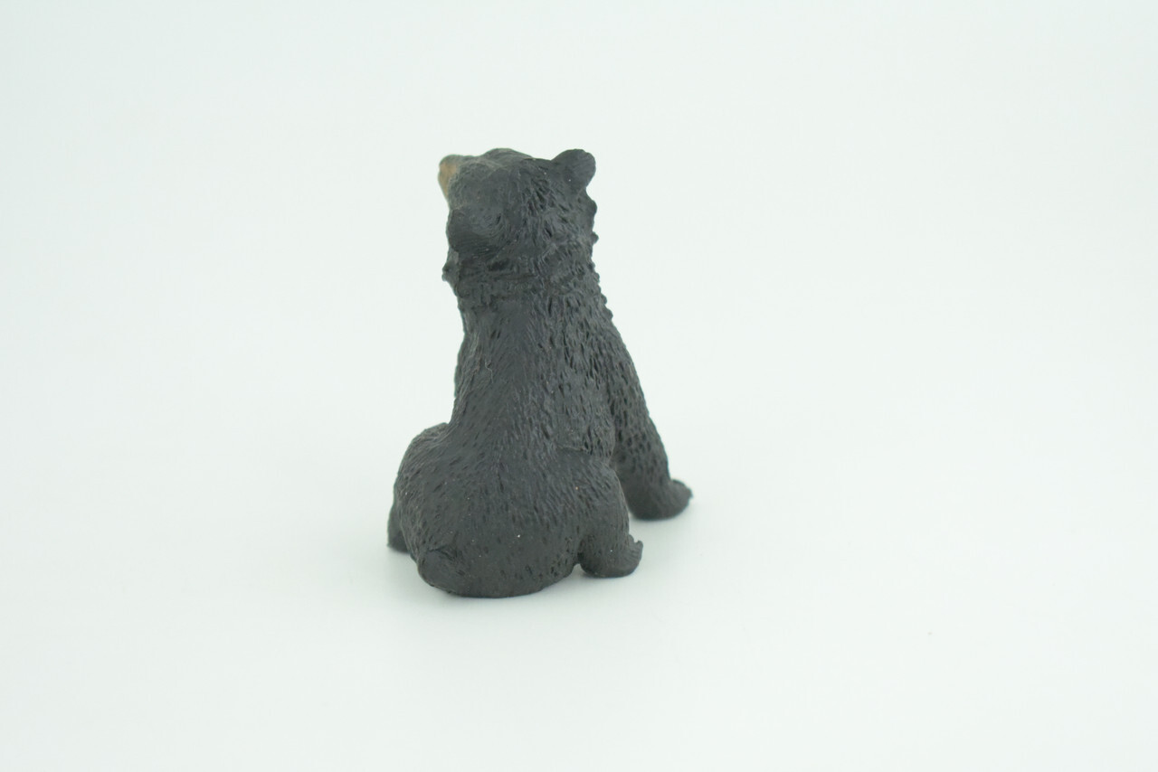 Sun Bear Cub Toy, Realistic Hand Painted Rubber Model, 2 1/4 Inches CH951 BB209