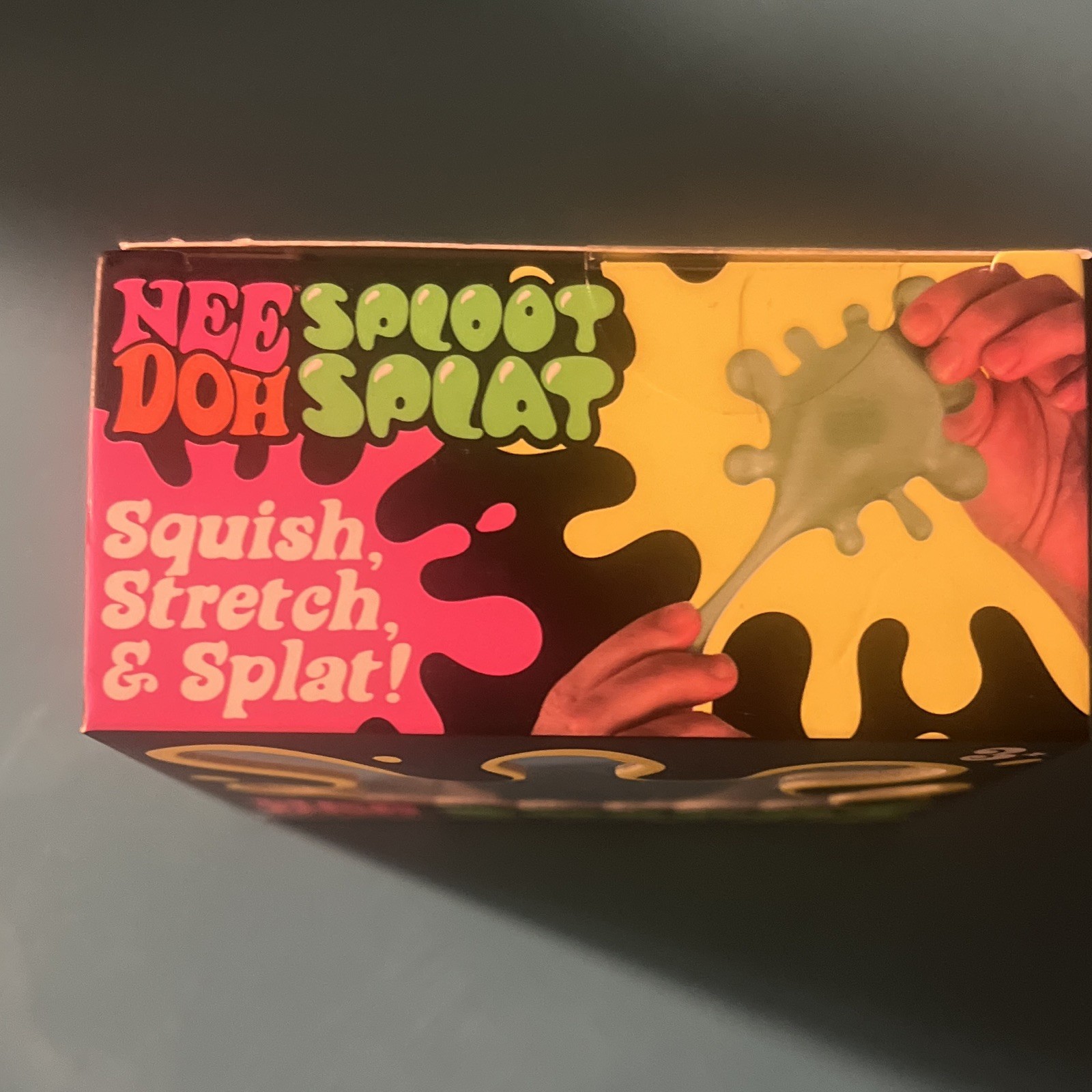 Schylling Nee Doh Sploot Splat Tactile Squeeze Toy Blue 4-7 Years 2024 26035YP
