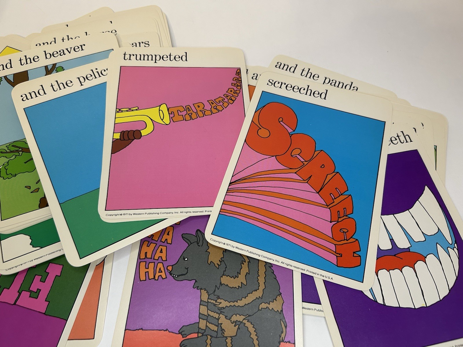 An Animal Shufflebook Cards By Richard Hefter Martin Stephen RARE Vintage 1971