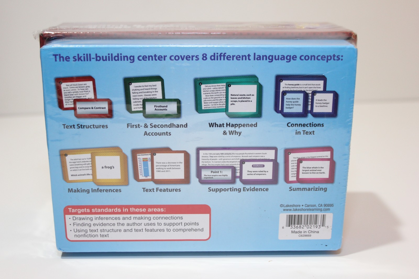 LAKESHORE Match & Sort Language Quickies Grades 4-5 -Informational Text