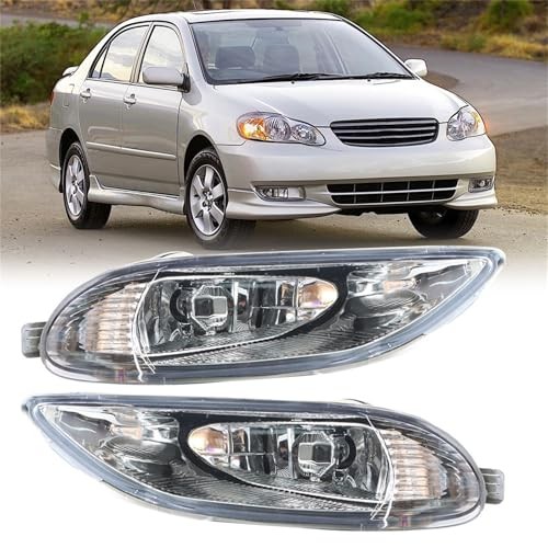 Replacement for Corolla 2005 2006 2007 2008 Fog Lights Bumper Right Left Side