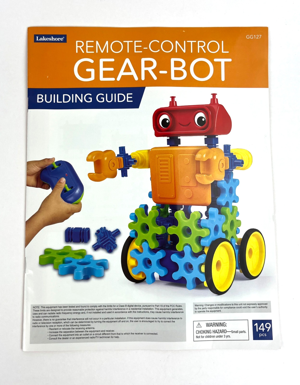 Lakeshore Remote Control Gear-Bot STEM Toy Complete w/ Manual Works