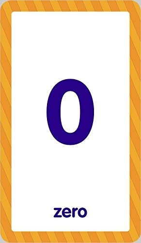 Flash Cards: Numbers 0 – 100, 56 cards , Ages 3 4 5 6 Preschool 3 Language Engli