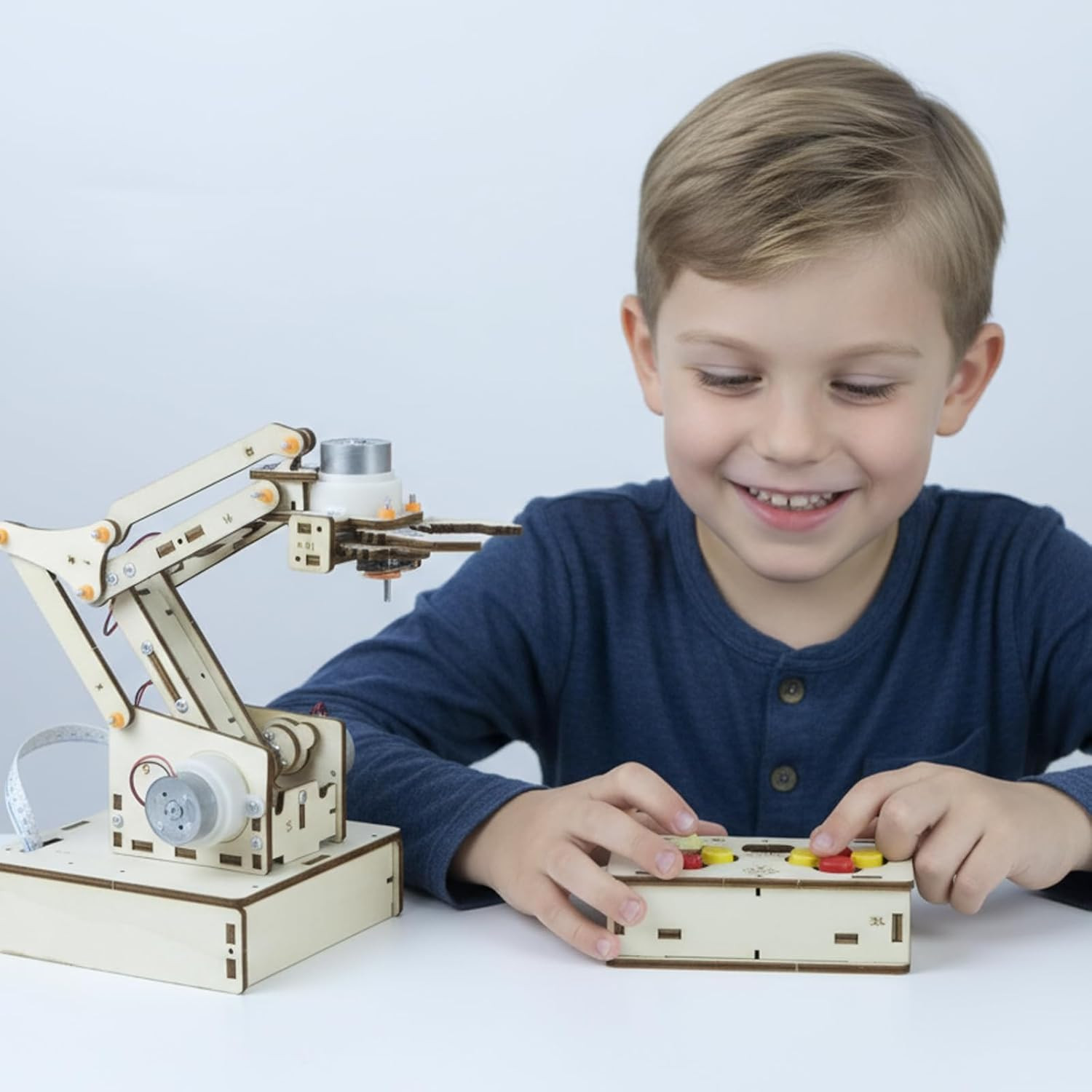 Robot Arm Kit DIY STEM Robotics Mechanical Hand for Kids Teens Adults
