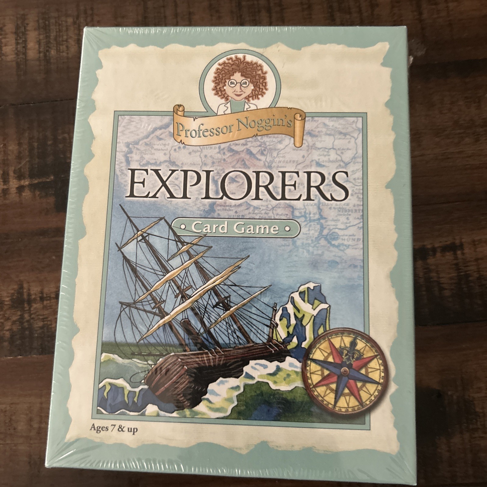 Professor Noggin’s Explorers Card Game Educational Trivia Ages 7+ New Sealed