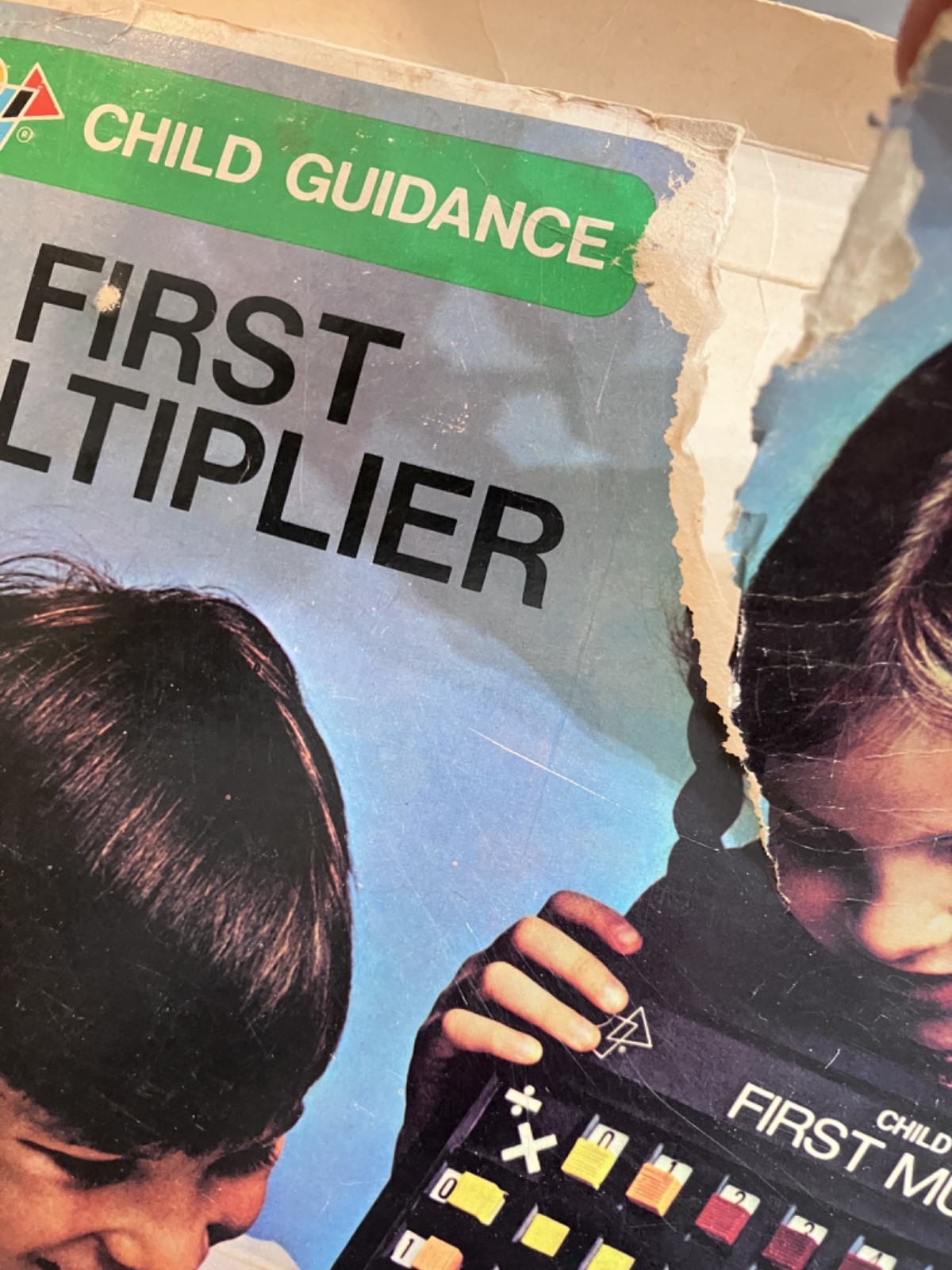 Vtg 1979 Child Guidance First Multiplier Math Learning Toy Device Gariel Boxed