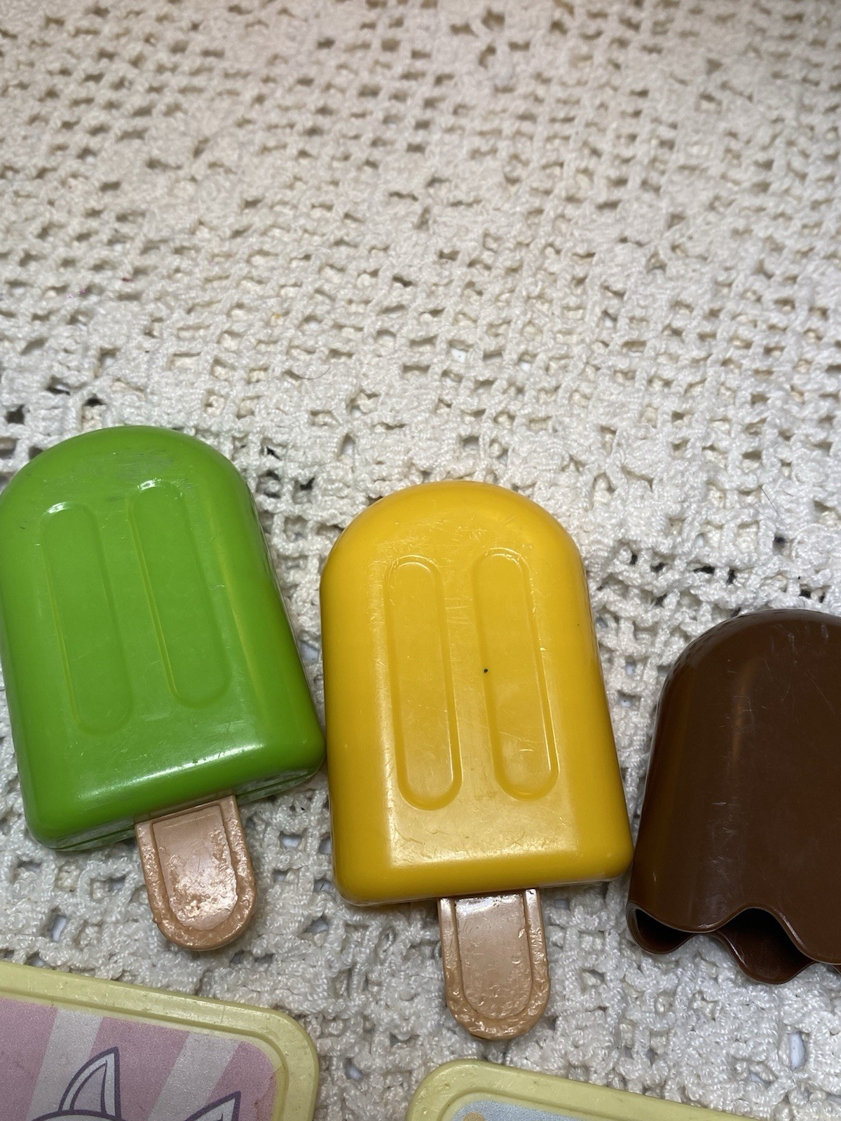 Leap Frog Scoop And Learn Ice Cream Cart Lot Of Popsicles, Toppings, And More