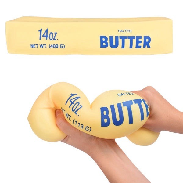 Butter Stick Squishy Fidget Toy Soft Stress Relief ADHD Anxiety Squeeze Soft