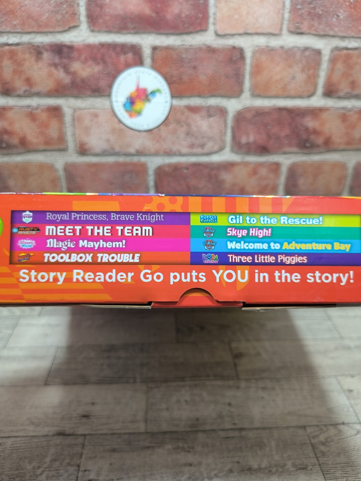 Nickelodeon Story Reader Go! Electronic Reader 8 Book Library New In Box