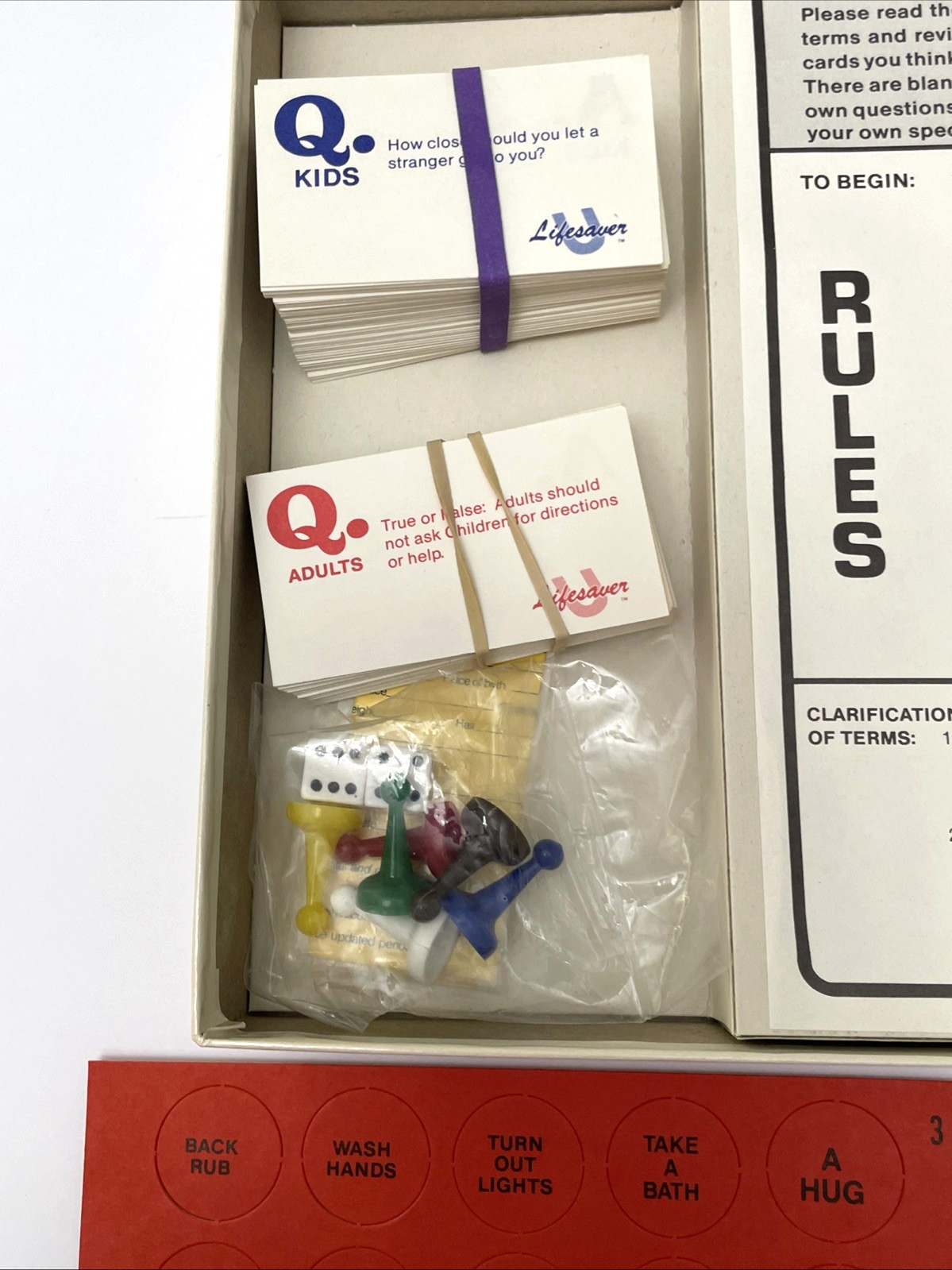Ungame Lifesaver Game 1985 Parents Teach Your Child Safety Complete