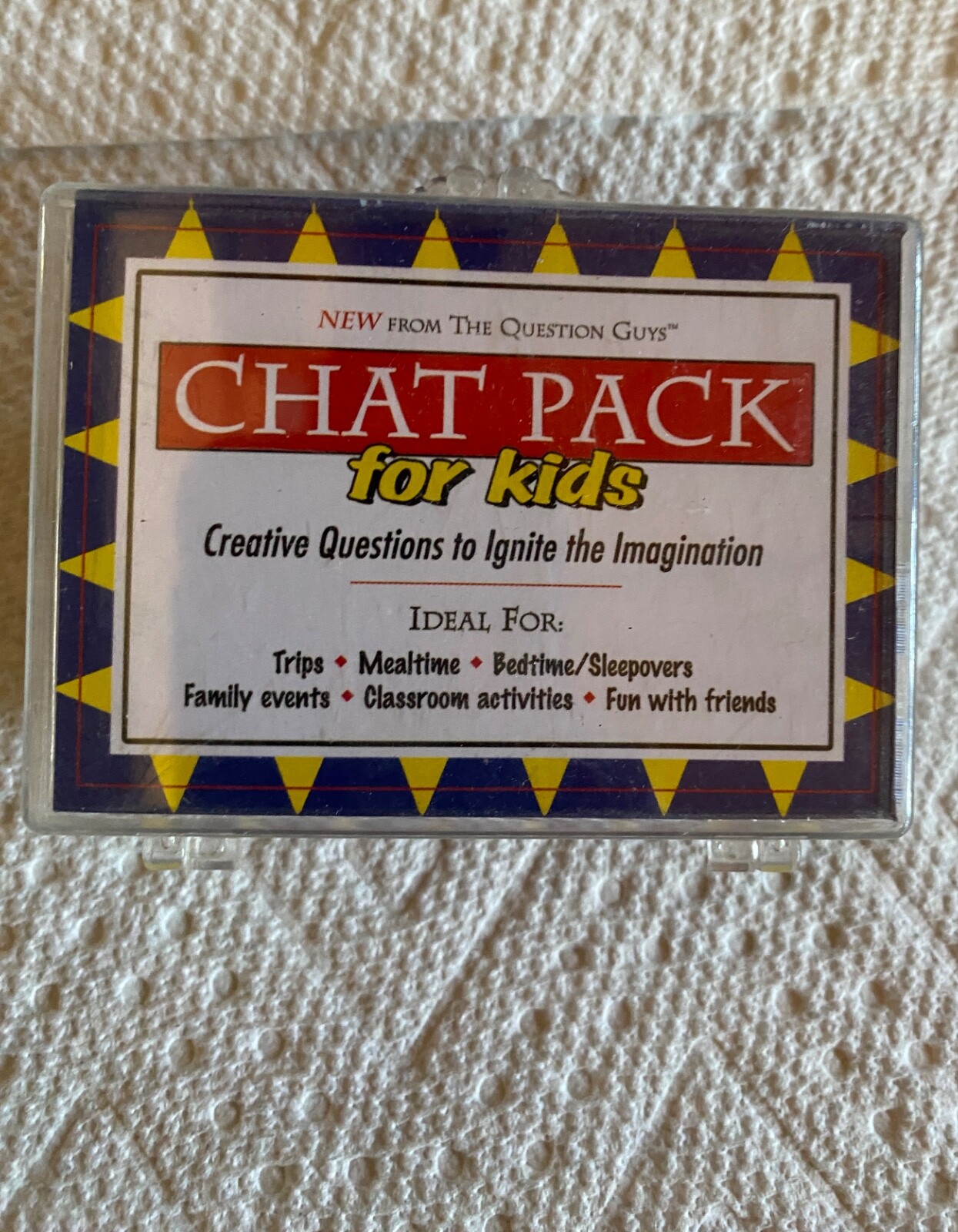 Chat Pack for Kids – 156 Question Cards to Ignite the Imagination& conversation