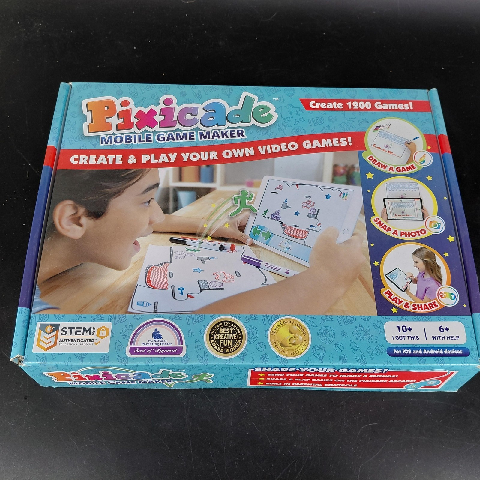Pixicade Mobile Game Maker Learning System Create 1200 Games STEM 6+ 10+ STEAM