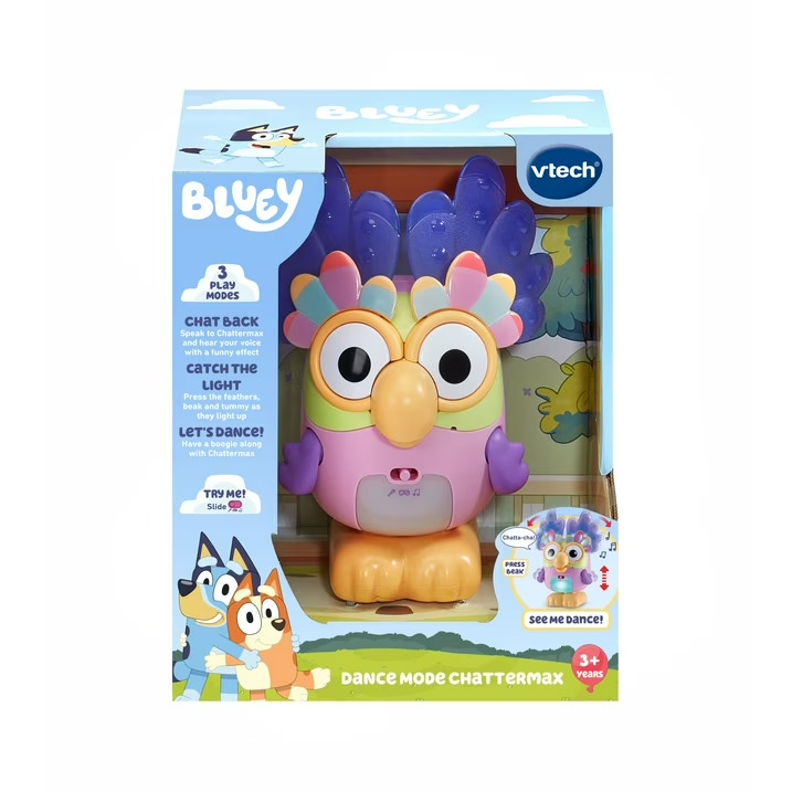 VTech Bluey Dance Mode Chattermax, Interactive Learning, Baby and Toddler Toys