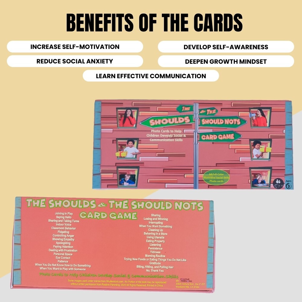 Social Skills Cards: Boost Social & Communication Skills; Autism; ADHD