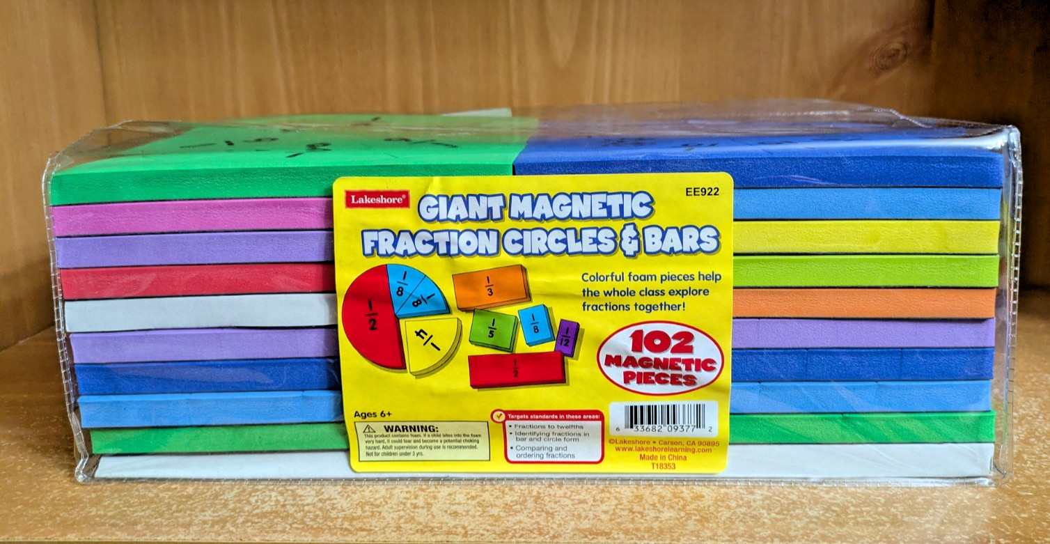 Lakeshore Learning Giant Magnetic Fraction Circles and Bars – Complete, LN