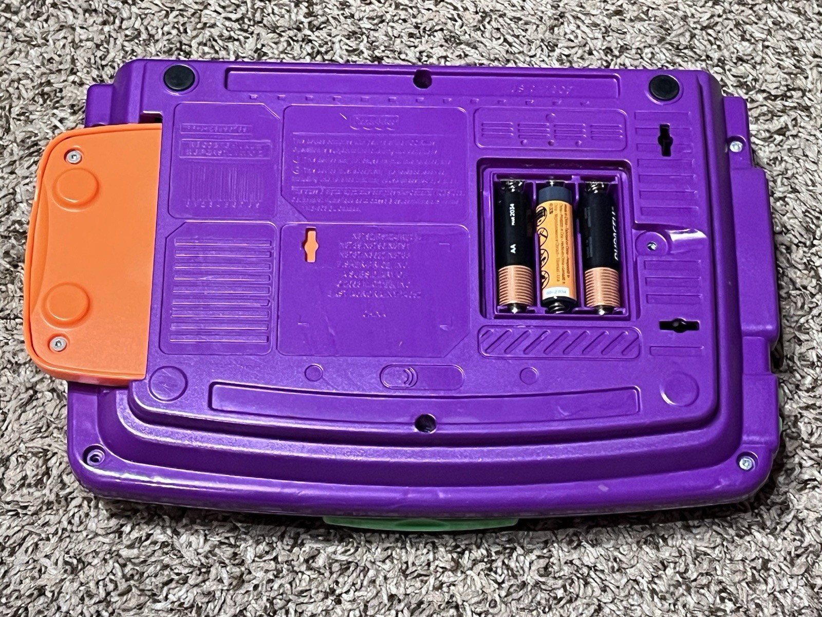 Fisher-Price 2009 Fun2learn Color Flash Laptop Purple Grey Works Great Cleaned ￼