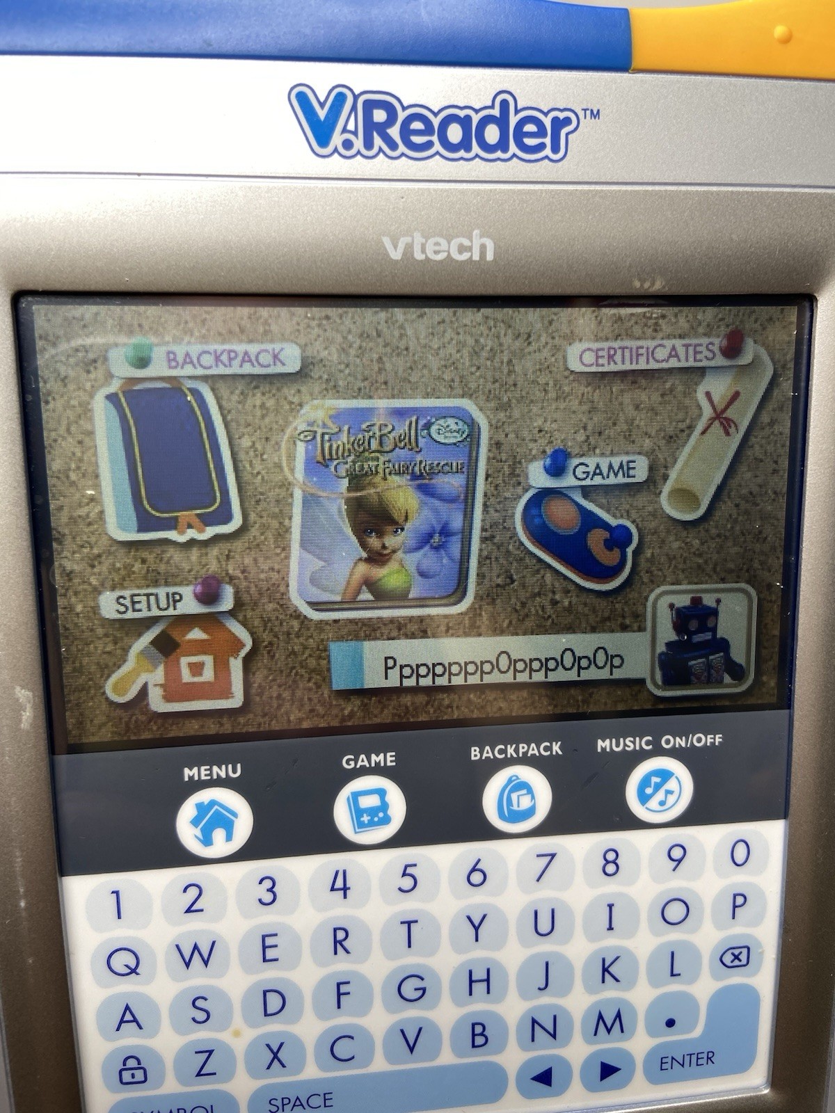 Vtech V.Reader Interactive Learning E-reading System Bundle 3 Games Working Pen